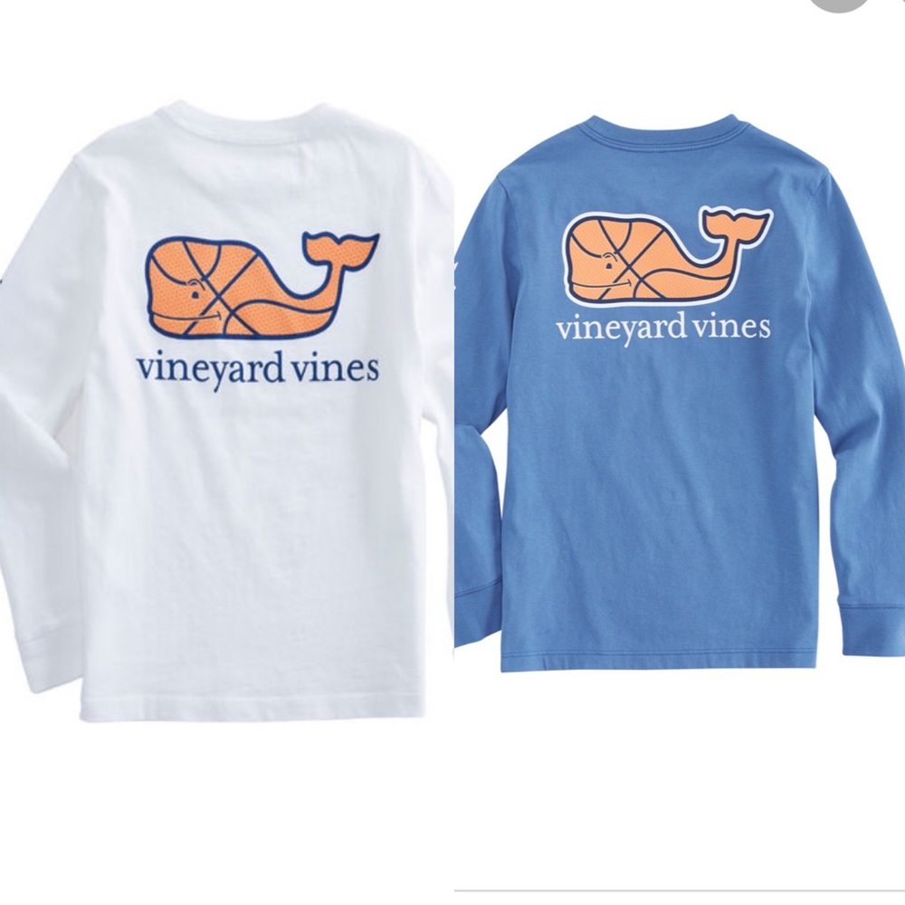 ISO vineyard vines boys b-ball shirt size 6 or 7